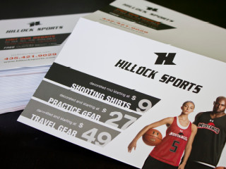 Hillock Sports, Print Collateral
